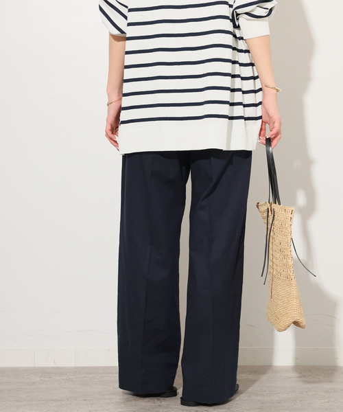 JOURNAL STANDARD relume（ジャーナルスタンダード　レリューム）の「《追加》リネンコットンギャザータックパンツ（その他パンツ・レディース・アイボリー/ブラウン・38/36）」の22枚目の写真