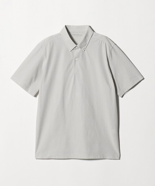A DAY IN THE LIFE UNITED ARROWS(アデイインザライフユナイテッドアローズ)の「ドライメッシュ ボタンダウン ポロシャツ-吸水速乾・通気性-<A DAY IN THE LIFE>(ポロシャツ・メンズ・オリーブ/ネイビー/ライトグレー・M/XL/L)」の1枚目の写真