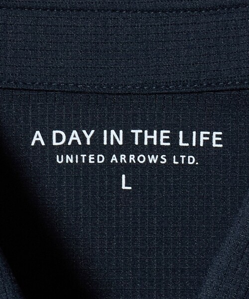 A DAY IN THE LIFE UNITED ARROWS(アデイインザライフユナイテッドアローズ)の「ドライメッシュ ボタンダウン ポロシャツ-吸水速乾・通気性-<A DAY IN THE LIFE>(ポロシャツ・メンズ・オリーブ/ネイビー/ライトグレー・M/XL/L)」の13枚目の写真
