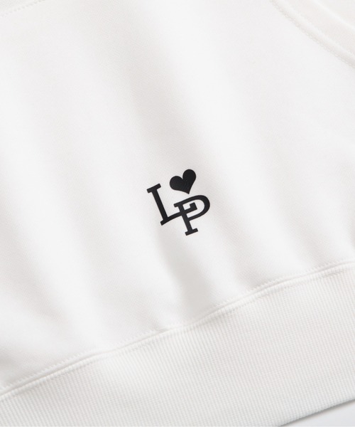 LA POMME petit(ラポミ・プチ)の「LA POMME petit Bonjour petite Hoodie(パーカー・レディース・ホワイト/ブラック・FREE)」の7枚目の写真