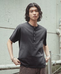 RAGEBLUE | Spray Henry Neck T-Shirts/スプレー加工ヘンリーネックTシャツ(Tシャツ/カットソー)