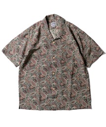 HOUSTON ヒューストン PAISLEY RAYON ALOHA SHIRT ペイズリー柄 レーヨン アロハシャツ / 開襟シャツ【日本製】