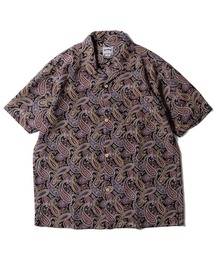 HOUSTON ヒューストン PAISLEY RAYON ALOHA SHIRT ペイズリー柄 レーヨン アロハシャツ / 開襟シャツ【日本製】