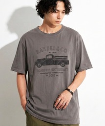 OWNth（オンス）の「ヴィンテージプリント ダメージ加工 綿100 Tシャツ（Tシャツ/カットソー）」