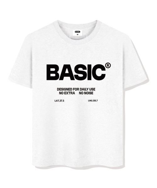 BASIC LABEL（ベーシックラベル）の「NoExtras overfit short-sleeved T-shirt 4 Color [BLSE_1002]（Tシャツ/カットソー・レディース・ネイビー/アイボリー/ホワイト/ブラック・SMALL/MEDIUM/LARGE/X-LARGE）」の11枚目の写真