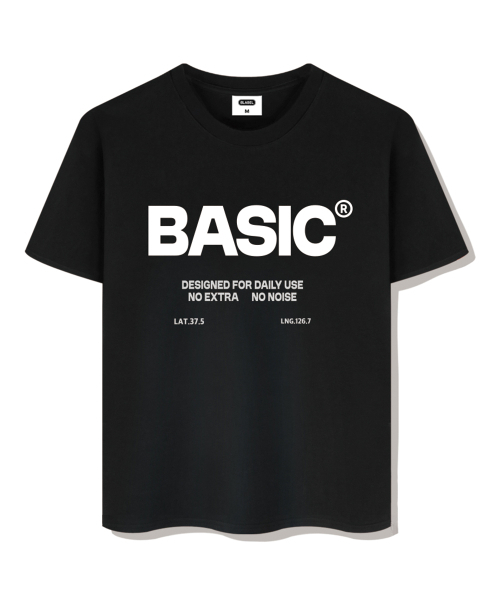 BASIC LABEL（ベーシックラベル）の「NoExtras overfit short-sleeved T-shirt 4 Color [BLSE_1002]（Tシャツ/カットソー・レディース・ネイビー/アイボリー/ホワイト/ブラック・SMALL/MEDIUM/LARGE/X-LARGE）」の9枚目の写真