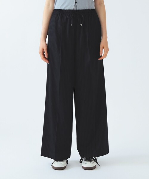 Ray BEAMS（レイビームス）の「ピンストライプ ワイド イージー パンツ（その他パンツ・レディース・ネイビー/シルバー・0/1）」の11枚目の写真