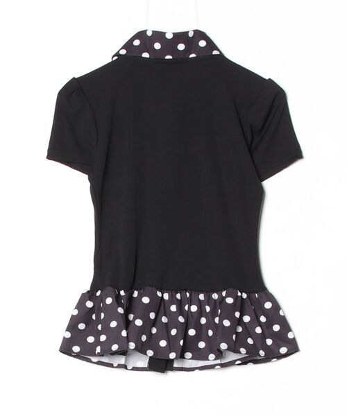 CeLess（セレス）の「Dot Polo Cardigan / ドットポロカーディガン（シャツ/ブラウス・レディース・ブラック・FREE）」の7枚目の写真