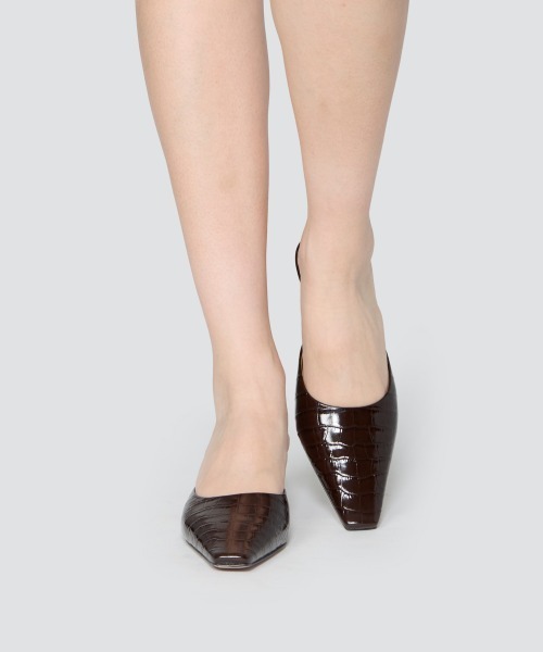 PELLICO(ペリーコ)の「DAMA ミュール 3.5cm BROWN(パンプス・レディース・ピンク・38/35/36/37)」の6枚目の写真