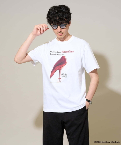 Jung Kook for   Tシャツブラレット セール】プラダヲキタアクマプリントTシャツ（Tシャツ/カットソー