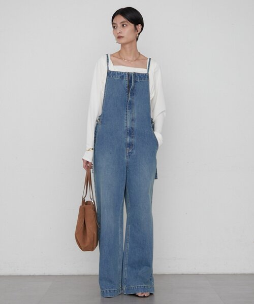 LOUNGEDRESS(ラウンジドレス)の「デニムオールインワン(つなぎ/オールインワン・レディース・ブラック/ブルー・SMALL/MEDIUM)」の3枚目の写真