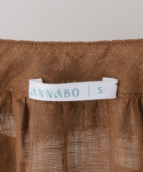 AP STUDIO（エーピーストゥディオ）の「【ANNABO/アンナボ】Versailles Echo Maxi Dress（ワンピース・レディース・ブラウン・FREE）」の18枚目の写真