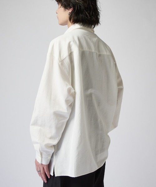 Lui's(ルイス)の「トリアセテートドライ シャツ(シャツ/ブラウス・メンズ・ホワイト/ブラック・M/S)」の16枚目の写真