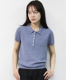 リネンブレンド ドライタッチ ポロニット LINEN BLEND DRY TOUCH POLO KNIT