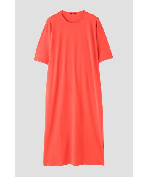 YLEVE(イレーヴ)の「YLEVE / ORGANIC COTTON BIO T OP(ワンピース・レディース・レッド・1)」の1枚目の写真