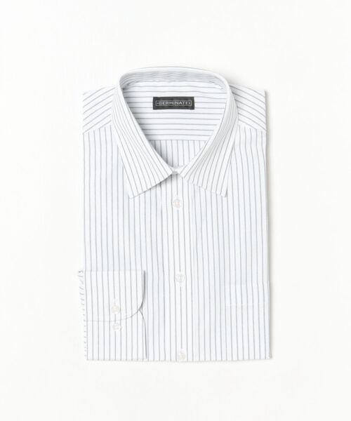 TETE HOMME(テットオム)の「アソート T/Cドレスシャツ / レギュラーカラービジネスシャツ(シャツ/ブラウス・メンズ・ホワイト系1/ホワイト系5/ホワイト系3/ホワイト系4/ホワイト系2・LARGE/MEDIUM/X-LARGE)」の2枚目の写真