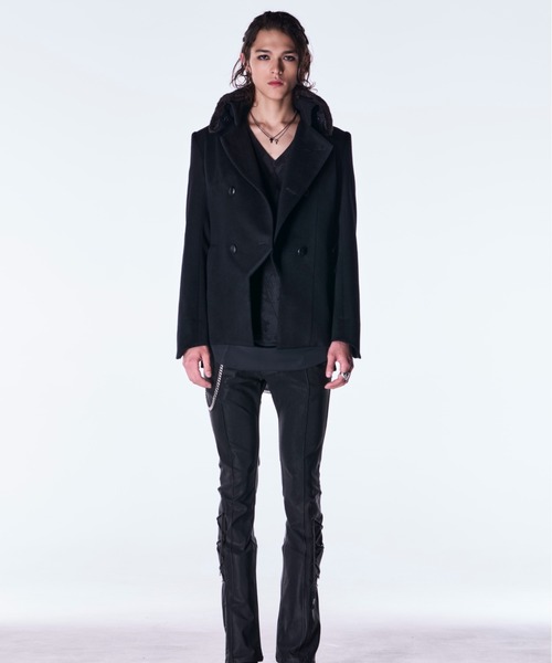 kiryuyrik（キリュウキリュウ）の「kiryuyrik/キリュウキリュウ/Fur Napoleon Jacket（テーラードジャケット・メンズ・ホワイト/ブラック・SMALL/MEDIUM/LARGE）」の11枚目の写真
