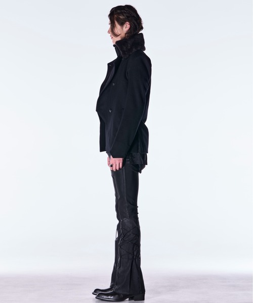 kiryuyrik（キリュウキリュウ）の「kiryuyrik/キリュウキリュウ/Fur Napoleon Jacket（テーラードジャケット・メンズ・ホワイト/ブラック・SMALL/MEDIUM/LARGE）」の14枚目の写真