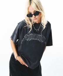 SHORT ROUND（ショートラウンド）の「SHORT ROUND/【26年春夏新作】フェイクスウェードグラフィックT（Tシャツ/カットソー）」