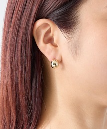 ◆金属アレルギー対応◆◆made in japan◆ 【高品質ポスト】【純金・純銀厚メッキ】ボール ジルコニアセラミックポストピアス