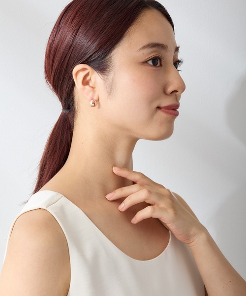 CALIN STANDARD(カリンスタンダード)の「◆金属アレルギー対応◆◆made in japan◆ 【高品質ポスト】【純金・純銀厚メッキ】ボール ジルコニアセラミックポストピアス(ピアス(両耳用)・レディース・シルバー/ピンクゴールド/ゴールド・FREE)」の18枚目の写真