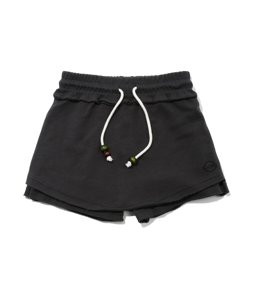 KIJIKO(キジコ)の「ke704. Damage Mini Skirt Pants Charcoal(スカート・レディース・チャコール・FREE/MEDIUM/SMALL)」の6枚目の写真