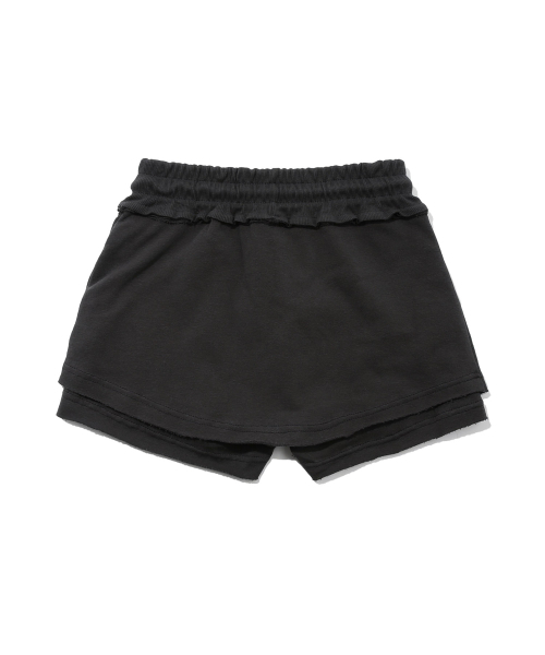 KIJIKO(キジコ)の「ke704. Damage Mini Skirt Pants Charcoal(スカート・レディース・チャコール・FREE/MEDIUM/SMALL)」の7枚目の写真