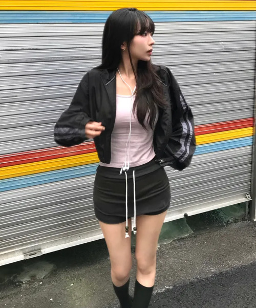 KIJIKO(キジコ)の「ke704. Damage Mini Skirt Pants Charcoal(スカート・レディース・チャコール・FREE/MEDIUM/SMALL)」の10枚目の写真