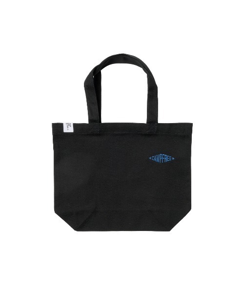 CAMPFREE（キャンプフリー）の「[キャンプフリー] CAMPFREE ワンポイント 刺しゅう トートバッグ  [綿 キャンバス 帆布 コットン]（トートバッグ・レディース・ブラック/ナチュラル/ライトグレー/ネイビー系1/ネイビー/ベージュ系その他/ライトグレー系1/ブラック×ブルー・W/M/L/S）」の2枚目の写真