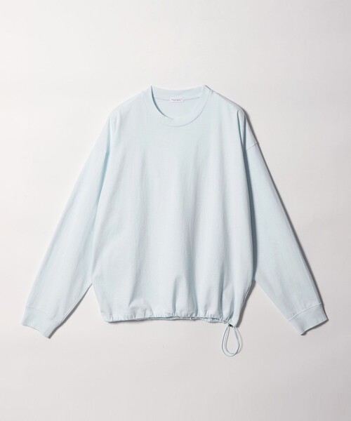 BEAUTY&YOUTH UNITED ARROWS(ビューティーアンドユースユナイテッドアローズ)の「【WEB限定】クリア コットン アジャスト クルーネック カットソー(Tシャツ/カットソー・メンズ・ホワイト/ブラック/ライトブルー・S/L/M)」の3枚目の写真