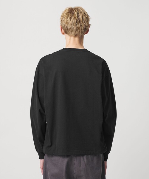 BEAUTY&YOUTH UNITED ARROWS(ビューティーアンドユースユナイテッドアローズ)の「【WEB限定】クリア コットン アジャスト クルーネック カットソー(Tシャツ/カットソー・メンズ・ホワイト/ブラック/ライトブルー・S/L/M)」の9枚目の写真