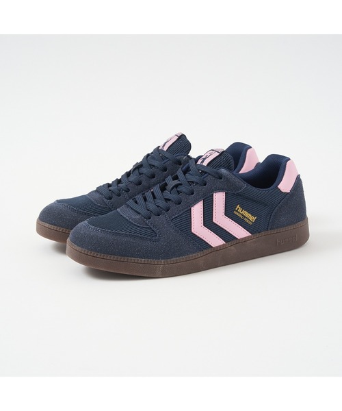 hummel(ヒュンメル)の「hummel/ヒュンメル HANDBALL PERFEKT MS(スニーカー・レディース・ブラック/ピンク・26.5cm/25cm/24cm/23cm/28cm/27cm/25.5cm/22.5cm)」の2枚目の写真