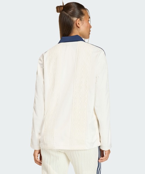 adidas(アディダス)の「adidas Originals ウィンターライズド 長袖 サッカージャージー / ロンT / アディダスオリジナルス adidas Originals(Tシャツ/カットソー・レディース・ホワイト・XX-LARGE/LARGE/MEDIUM/SMALL/X-LARGE/X-SMALL)」の2枚目の写真