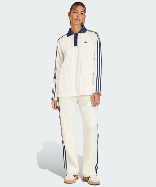 adidas(アディダス)の「adidas Originals ウィンターライズド 長袖 サッカージャージー / ロンT / アディダスオリジナルス adidas Originals(Tシャツ/カットソー・レディース・ホワイト・XX-LARGE/LARGE/MEDIUM/SMALL/X-LARGE/X-SMALL)」の3枚目の写真