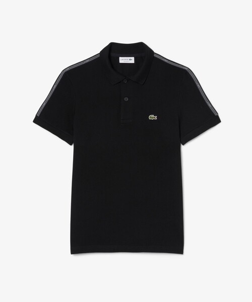 LACOSTE（ラコステ）の「【EC限定】ショルダーテーピング 鹿の子ポロシャツ（ポロシャツ・メンズ・オフホワイト/ブラック・2/3/5/4）」の12枚目の写真