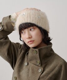 Kastane | 【2026AWカタログ】ビジューモヘアビーニー(ニットキャップ/ビーニー)