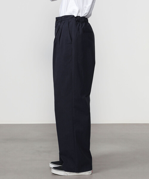 DANTON(ダントン)の「DANTON | コットンナイロンツイル 2タックワイドイージーパンツ MEN(その他パンツ・メンズ・ネイビー/ベージュ・44/42/40)」の9枚目の写真