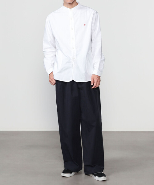 DANTON(ダントン)の「DANTON | コットンナイロンツイル 2タックワイドイージーパンツ MEN(その他パンツ・メンズ・ネイビー/ベージュ・44/42/40)」の13枚目の写真