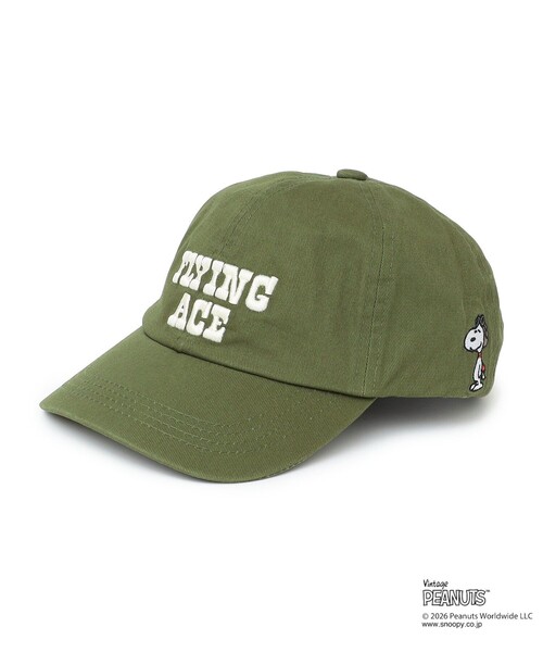 SHIPS（シップス）の「SHIPS KIDS: PEANUTS FA ベースボール キャップ（キャップ・キッズ・オリーブ/ベージュ/ダークグレー・ONE SIZE）」の3枚目の写真