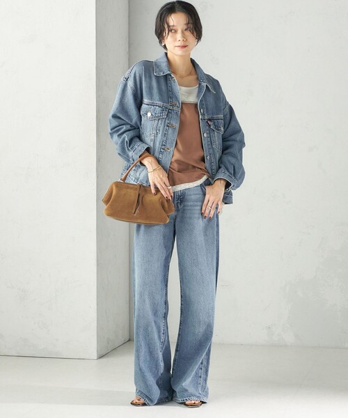 Levi's（リーバイス）の「Levi’s: 90S TRUCKER JKT 26AW（デニムジャケット・レディース・スカイブルー・ONE SIZE）」の5枚目の写真