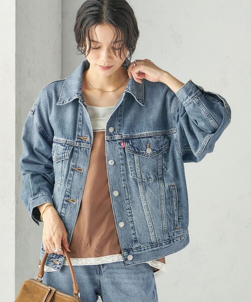Levi's（リーバイス）の「Levi’s: 90S TRUCKER JKT 26AW（デニムジャケット・レディース・スカイブルー・ONE SIZE）」の6枚目の写真