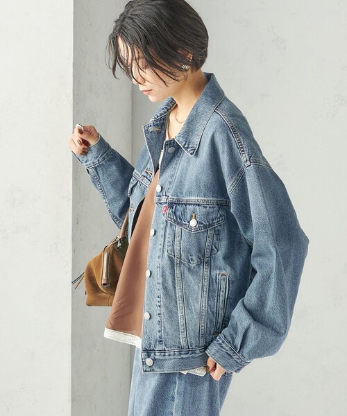 Levi's（リーバイス）の「Levi’s: 90S TRUCKER JKT 26AW（デニムジャケット・レディース・スカイブルー・ONE SIZE）」の7枚目の写真