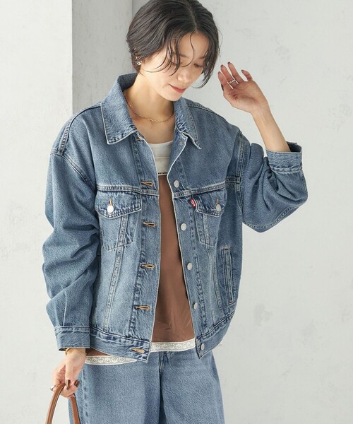 Levi's（リーバイス）の「Levi’s: 90S TRUCKER JKT 26AW（デニムジャケット・レディース・スカイブルー・ONE SIZE）」の9枚目の写真