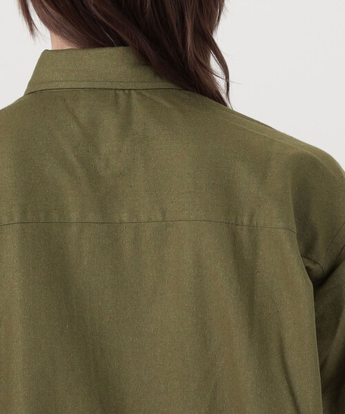 BASERANGE(ベースレンジ)の「BASERANGE WILD シャツ(シャツ/ブラウス・レディース・ライトカーキ・XS)」の5枚目の写真
