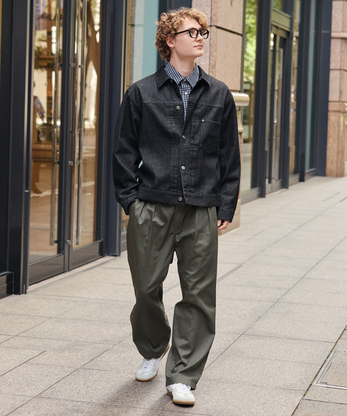 HECT（ヘクト）の「【HECT】Vintage Style Boxy Denim Jacket / ボックスシルエット ヴィンテージライク デニムジャケット＜速乾・ウォッシャブル＞（デニムジャケット・メンズ・ブルー/ブラック系/ダークインディゴブルー/ブラック/インディゴブルー・M/L/S）」の20枚目の写真