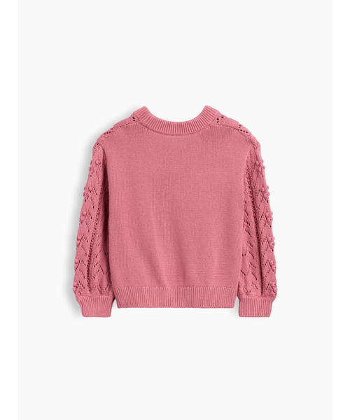 GAP(ギャップ)の「テクスチャー クルーネックセーター (幼児・ベビー)(ニット/セーター・キッズ・ピンク/ホワイト/グリーン・90cm/100cm/105cm/80cm/110cm/95cm/70cm)」の9枚目の写真