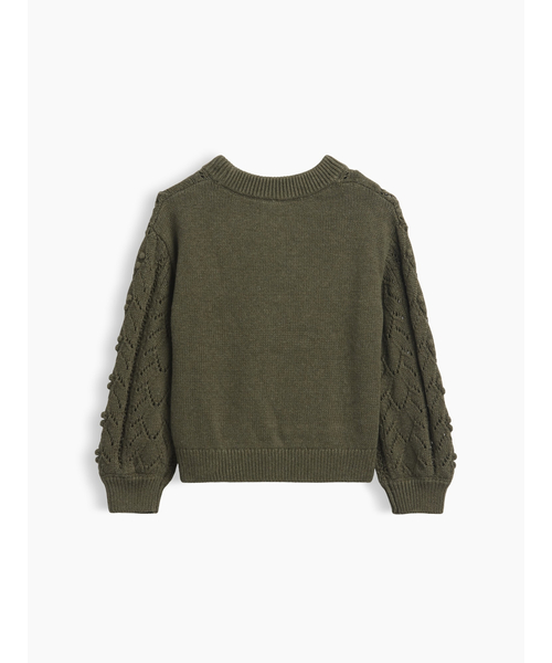 GAP(ギャップ)の「テクスチャー クルーネックセーター (幼児・ベビー)(ニット/セーター・キッズ・ピンク/ホワイト/グリーン・90cm/100cm/105cm/80cm/110cm/95cm/70cm)」の7枚目の写真