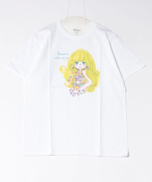 salle de bal(サルデバル)の「【 ADO MIZUMORI / ミズモリアド 】 水森亜土 カラー Tシャツ WNI(Tシャツ/カットソー・レディース・その他5/その他3/その他7/その他2/その他6/その他1/その他4/その他8・FREE)」の4枚目の写真