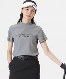リブスタート半袖ハイネックカットソー