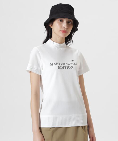 MASTER BUNNY EDITION(マスターバニーエディション)の「リブスタート半袖ハイネックカットソー(Tシャツ/カットソー・レディース・グレー/ホワイト/ブラック・SMALL/MEDIUM/LARGE)」の2枚目の写真
